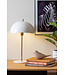 Leitmotiv tafellamp Waved Dome White