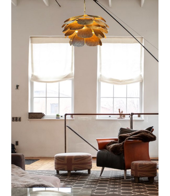 Leclercq & Bouwman hanglamp Artisjok Brons