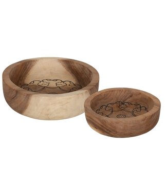 Must Living Houten schalen Mandala