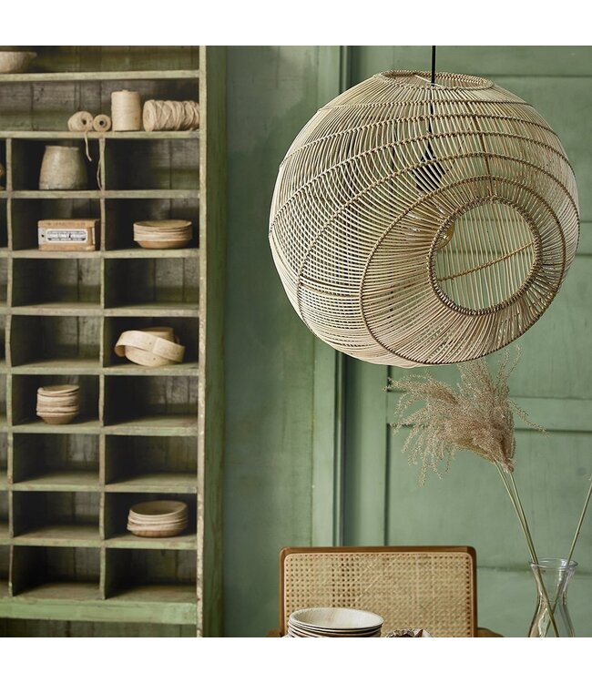 Raw Materials hanglamp Luna Bol naturel