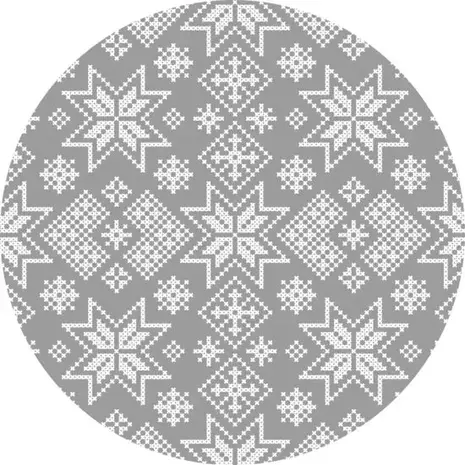 floorevents.com Weihnachtsbaumdecke | Grau Weiß