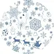 floorevents.com Weihnachtsbaumdecke Rock | Weihnachtsblau