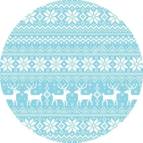 floorevents.com Kerstboom Kleed | Rendier blauw