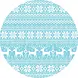 floorevents.com Kerstboom Kleed | Rendier blauw