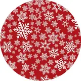 Weihnachtsbaumdecke | Rot / Weiß Weihnachtsbaumdecke | Rot / Weiß