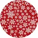 floorevents.com Christmas Tree Skirt | Red / white