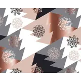 Christmas Placemat vinyl | Christmas trees pink Christmas Placemat vinyl | Christmas trees pink