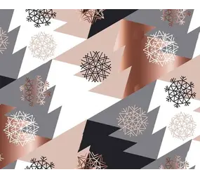 Kerst Placemat vinyl | kerstbomen rose Kerst Placemat vinyl | kerstbomen rose