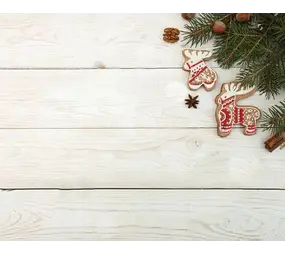 Christmas Placemat vinyl | Timber white Denetak Christmas Placemat vinyl | Timber white Denetak