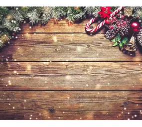 Kerst Placemat vinyl | Oud hout Kerst Placemat vinyl | Oud hout
