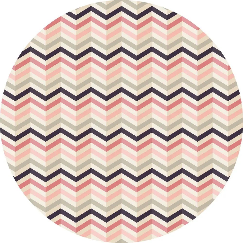 Vloerkleed vinyl rond | Belle