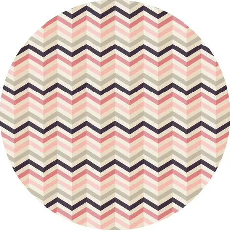Round vinyl rug | Belle