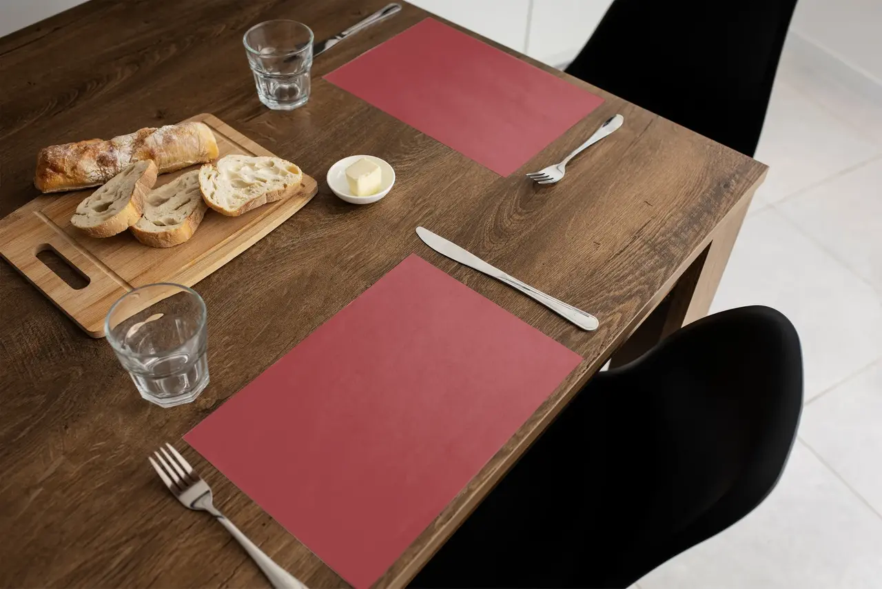 floorevents.com UNI Placemat vinyl | Rood