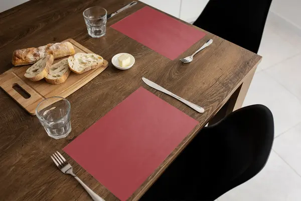 UNI Placemat vinyl | Rood UNI Placemat vinyl | Rood