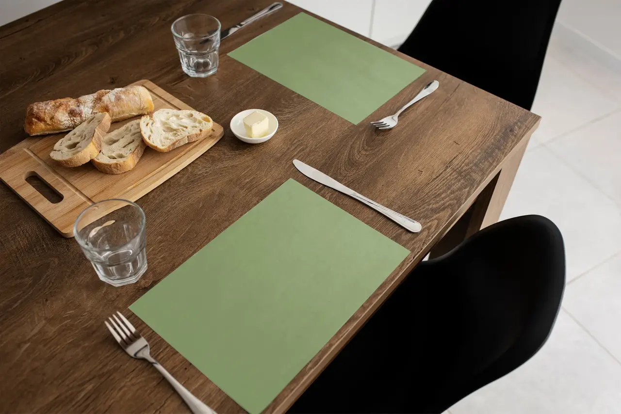 UNI Tischset Vinyl | Grün UNI Tischset Vinyl | Grün