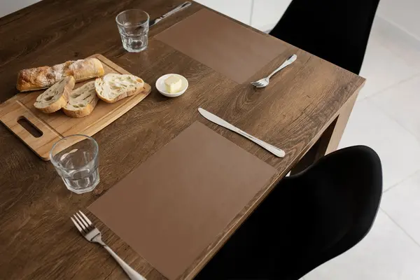 UNI Placemat vinyl | Brown UNI Placemat vinyl | Brown