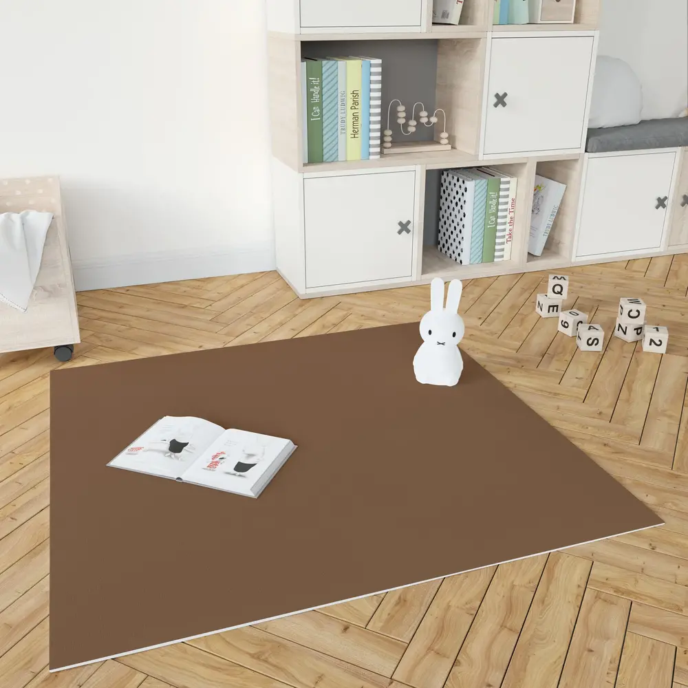 UNI kleed vinyl | Bruin UNI kleed vinyl | Bruin