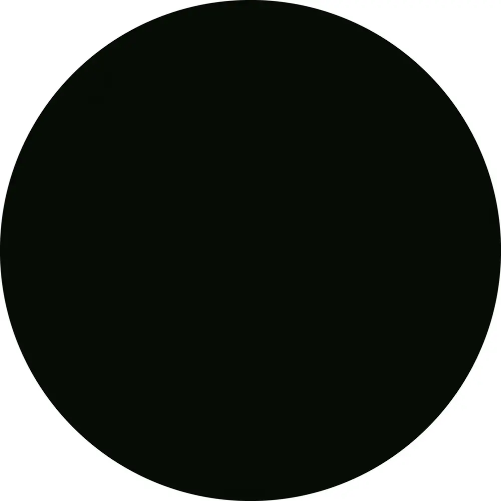 UNI Vinyl Teppich rund | Schwarz UNI Vinyl Teppich rund | Schwarz