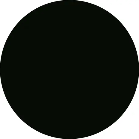 UNI Vinyl Teppich rund | Schwarz UNI Vinyl Teppich rund | Schwarz