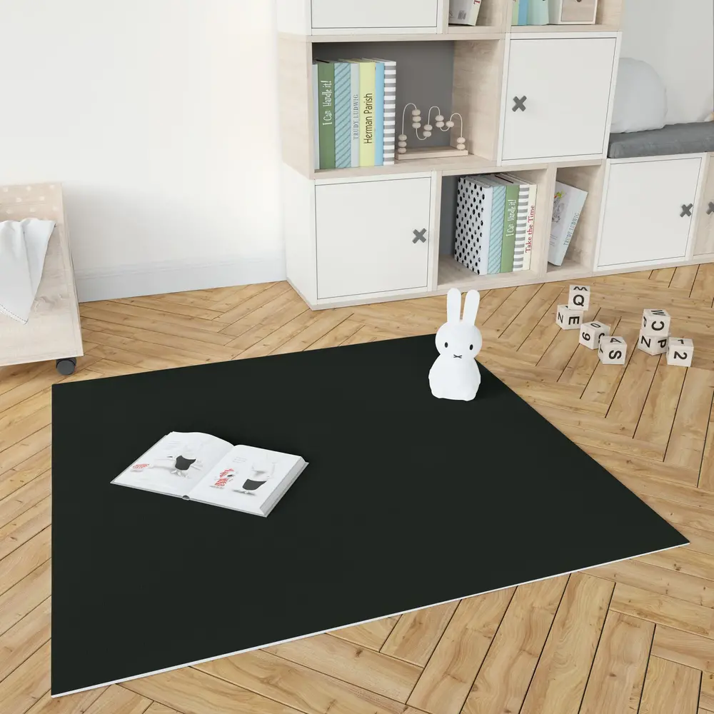 floorevents.com UNI Vinyl-Bodenbelag | Schwarz