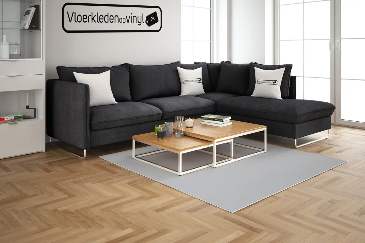 UNI kleed vinyl | Licht Blauw UNI kleed vinyl | Licht Blauw