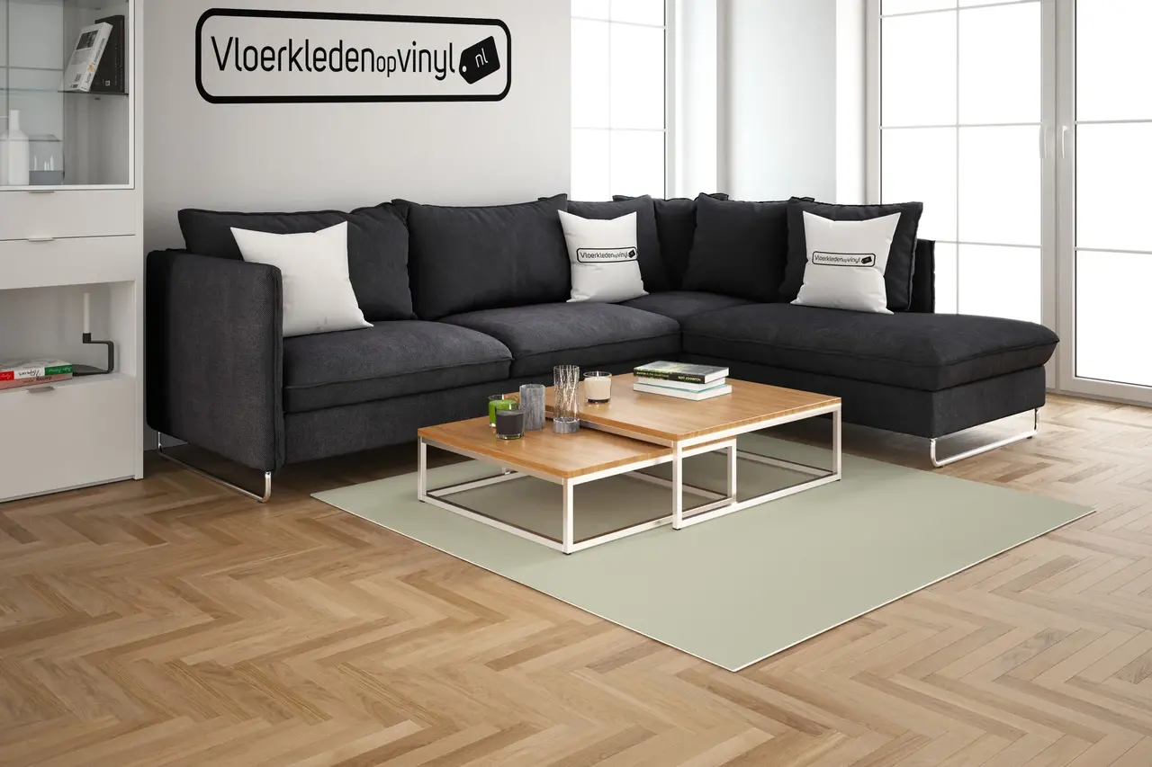 UNI kleed vinyl | Mint Groen UNI kleed vinyl | Mint Groen