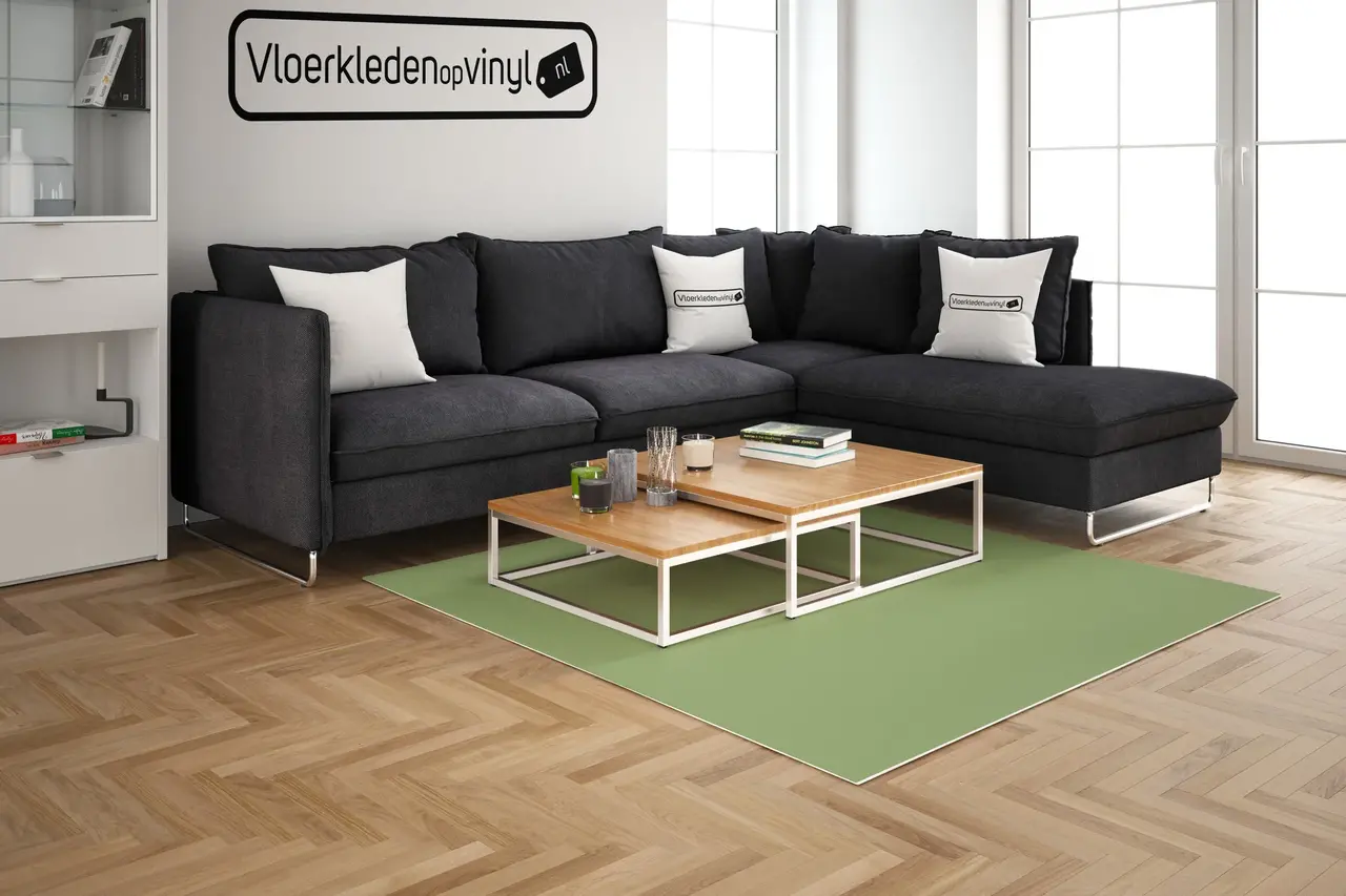 floorevents.com UNI vinyl cloth | Green