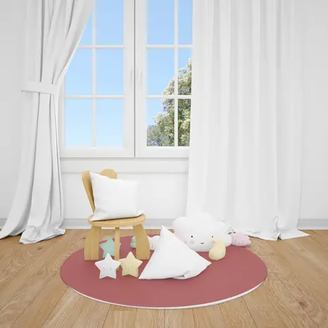 floorevents.com UNI Vinylboden rund | Rot