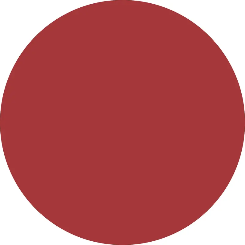 UNI Vinylteppich rund | Rot