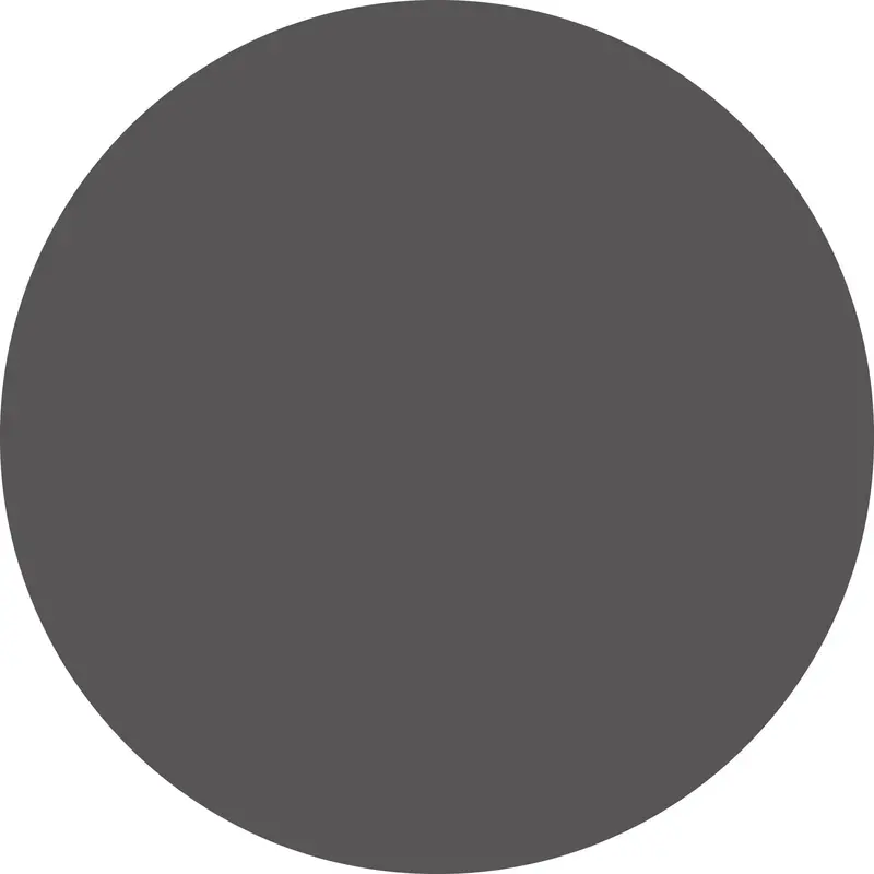 UNI Vinylteppich rund | Grau