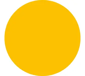 UNI tablecloth vinyl round | Yellow UNI tablecloth vinyl round | Yellow