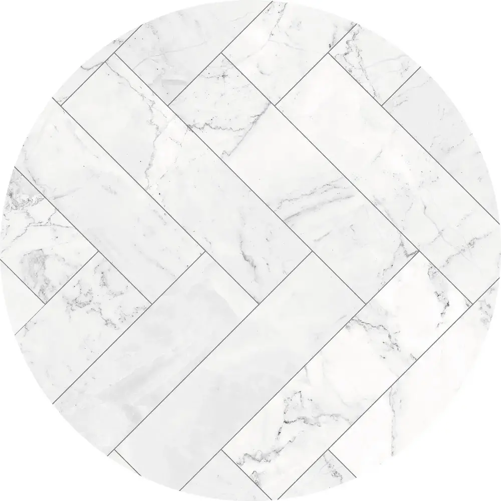 floorevents.com Placemat vinyl rond | Marble love