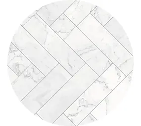 Placemat vinyl round | Marble love Placemat vinyl round | Marble love
