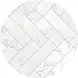 floorevents.com Placemat vinyl round | Marble love