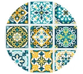 Placemat vinyl round | 5 Placemat vinyl round | 5