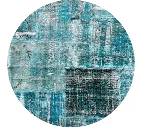 Vloerkleed vinyl rond | Patchy B