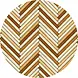floorevents.com Placemat vinyl round | Woody
