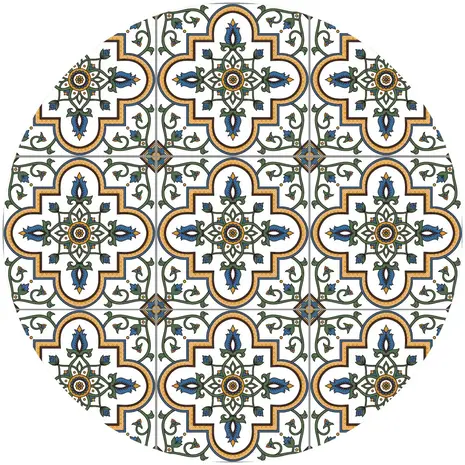 floorevents.com Placemat vinyl rond | Mozaiek
