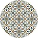 floorevents.com Tischset Vinyl rund | Mosaik