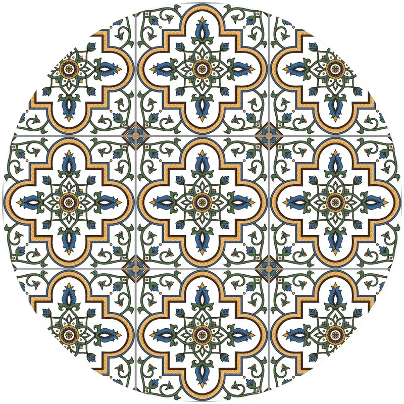 Tischset Vinyl rund | Mosaik