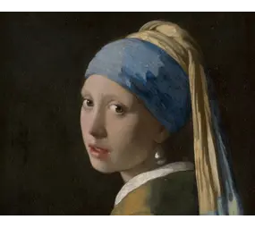 Inductie beschermer  | Het meisje met de parel Inductie beschermer  | Het meisje met de parel