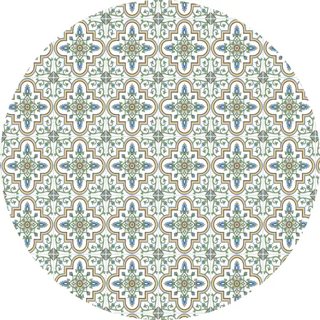 floorevents.com Rug vinyl round | Mosaic