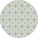 floorevents.com Vloerkleed vinyl rond | Mozaiek