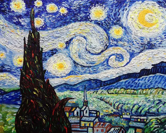 Placemat vinyl | Starry night