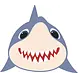 floorevents.com Children's room vinyl rug | Sharkie