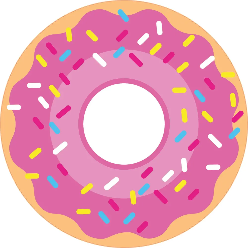Vloerkleed vinyl rond | Donut