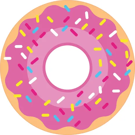 Vloerkleed vinyl rond | Donut