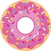 Vloerkleed vinyl rond | Donut