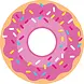 Rug vinyl round | Donut Rug vinyl round | Donut