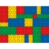 Speelkleed vinyl  - blokken Speelkleed vinyl  - blokken